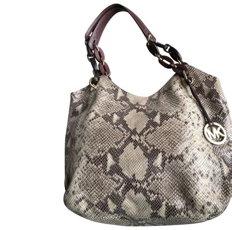 michael kors handtasche schlangenleder|michael kors tragetasche.